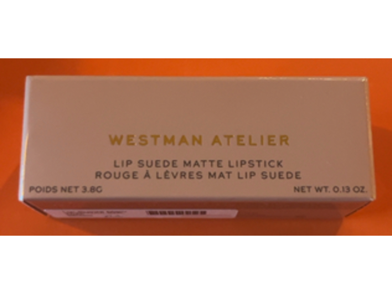 Westman Atelier Lip Suede Matte Lipstick, Minx, 0.13 oz/3.8 g