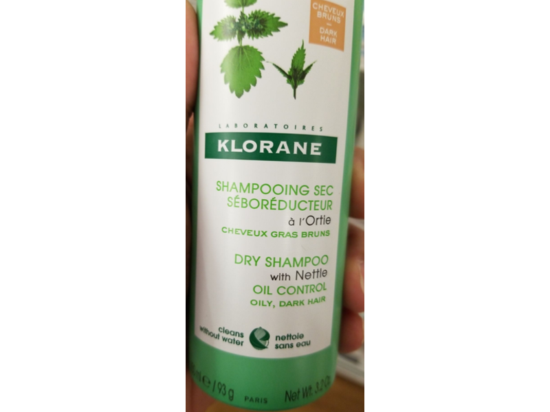 Klorane Dry Shampoo With Nettle, Oil Control, 3.2 oz/93 g