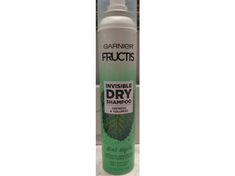 Garnier Fructis Invisible Dry Shampoo, Mint Mojito, Refresh & Volumize, 4.4 oz/126 g