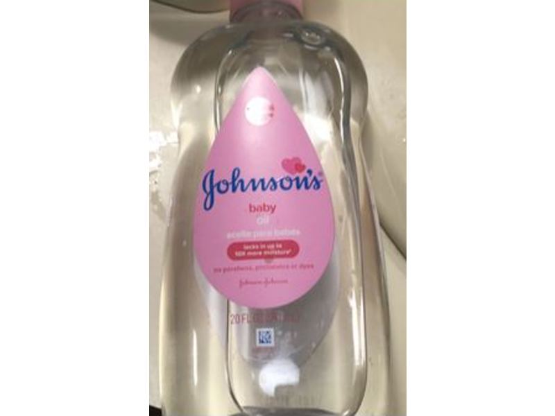 Johnson's Baby Oil, No Paraben, Phthalates Or Dyes, 20 fl oz/591 mL