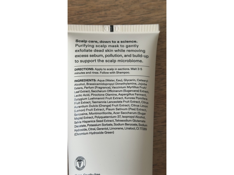 Nutrafol Build-Up Blocker Scalp Microbiome Exfoliating Mask, 4 fl oz/120 mL