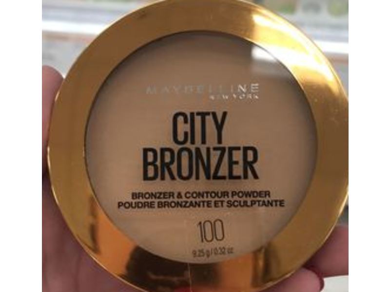 Maybelline City Bronzer & Contour Powder, 100 Light, 0.32 oz/9.25 G