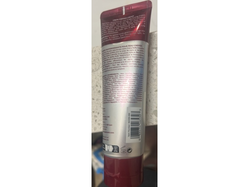 Skincare Cosmetics Crepe Firming Cream, Retinol, 4 oz/120 g