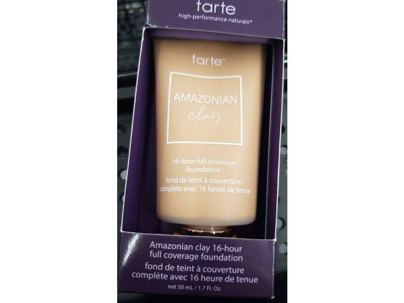 Tarte Amazonian Clay Foundation, 47H Tan-Deep Honey, 1.7 fl oz/50 mL