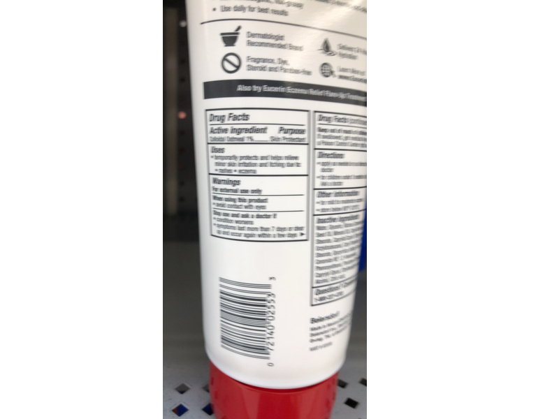 Eucerin Eczema Relief Body Cream, Colloidal Oatmeal, 14 oz/396 g