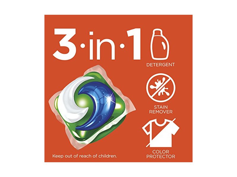 Tide Pods 3-In-1 Detergent, Spring Meadow, 77 oz/4.81 Lb, 96 Count