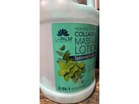 La Palm Collagen Massage Lotion, Spearmint Eucalyptus, 3785 mL - thumbnail 3