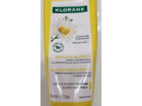 Klorane Blond Highlights Brightening & Softening Conditioner, Chamomile, 6.7 fl oz/200 mL - Image 3