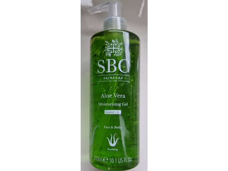 Sbc Moisturizing Gel, Aloe Vera, 10.1 fl oz/300 mL