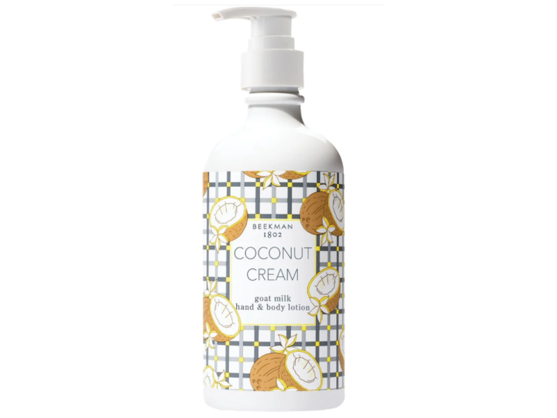 Beekman 1802 Goat Milk Hand & Body Lotion, Coconut Cream, 12.5 fl oz/370 mL