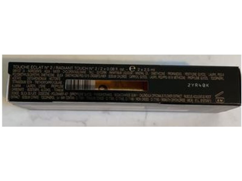 Yves Saint Laurent Touche Eclat Radiant Touch Pen, Luminous Ivory Duo 0.08 oz/2.5 mL