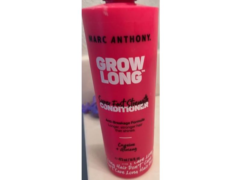 Marc Anthony Grow Long Super Fast Strength Conditioner, Caffeine + Ginseng, 16 fl oz/473 mL
