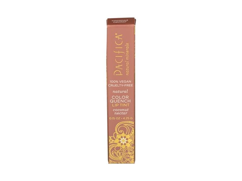 Pacifica Color Quench Lip Tint, Coconut Nectar, 0.15 oz/4.25 g