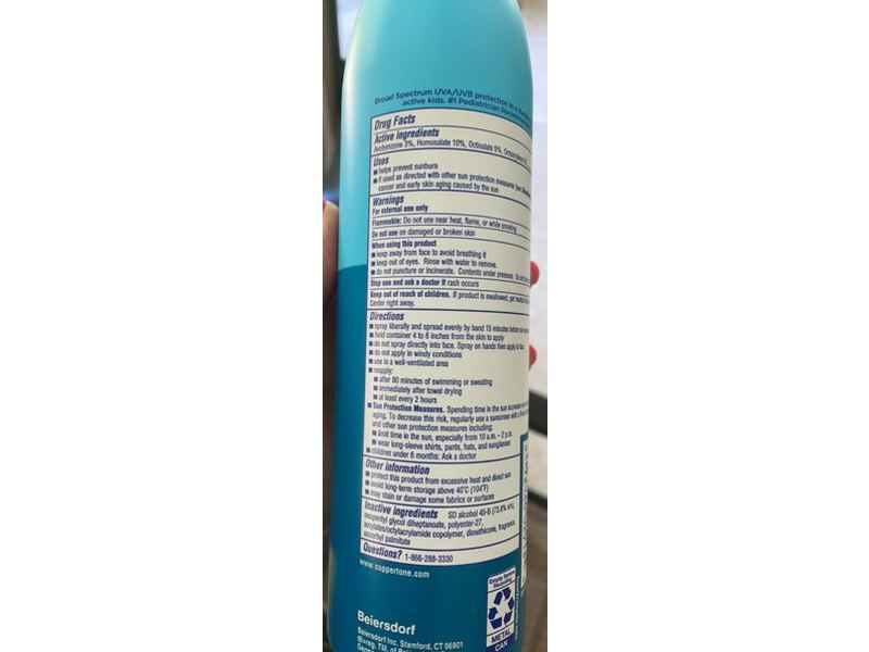 Coppertone Kids Sunscreen Spray, SPF 50, 8.3 oz/235 g