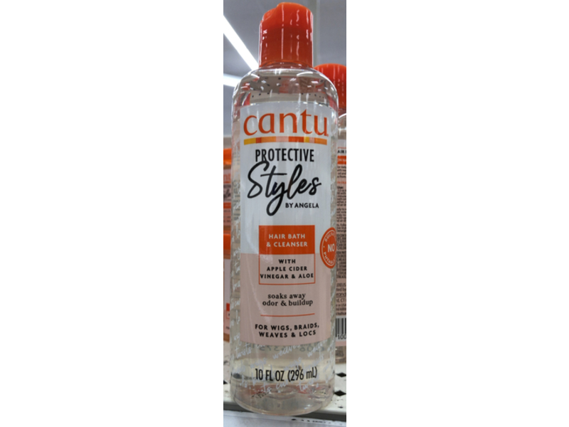 Cantu Protective Styles Hair Bath & Cleanser, Apple Cider + Vinegar + Aloe, 10fl oz/296 mL