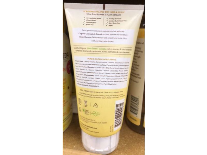 Babo Botanicals Moisturizing Conditioner, Oatmilk & Calendula, 6 fl oz/180 mL