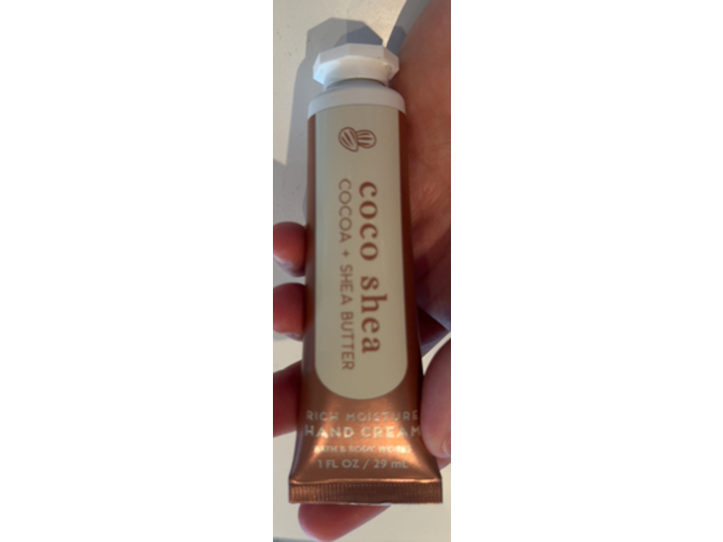 Bath & Body Works Coco Shea Rich Moisture Hand Cream, Cocoa + Shea Butter, 1 fl oz/29 mL, Pack Of 2