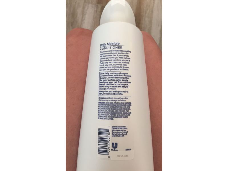 Dove Daily Moisture Conditioner, 25.4 fl oz/750 mL