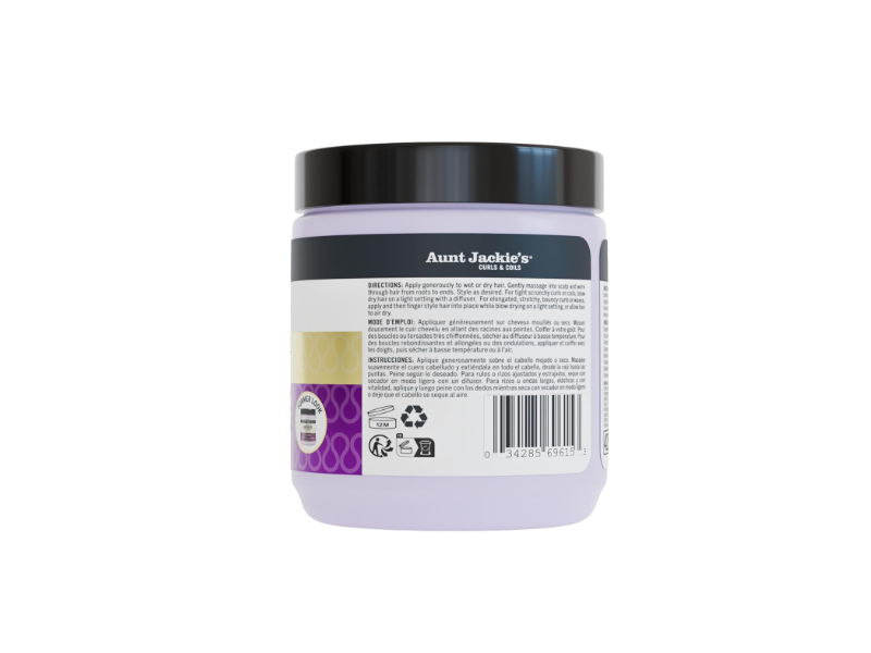 Aunt Jackie's Curl La La Defining Curl Custard , Shea Butter & Olive OIl, 15 oz/426 g