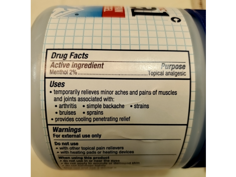 Mineral Ice Menthol Pain Relieving Gel, 16 oz/453.6 g