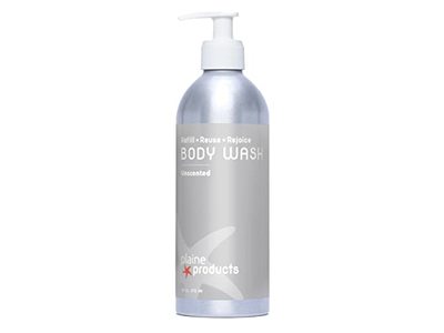 Plaine Products Body Wash, Unscented, 16 oz/473 mL