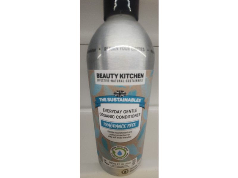 Beauty Kitchen The Sustainables Everyday Gentle Organic Conditioner, Fragrance-Free, 10.1 fl oz/300 mL