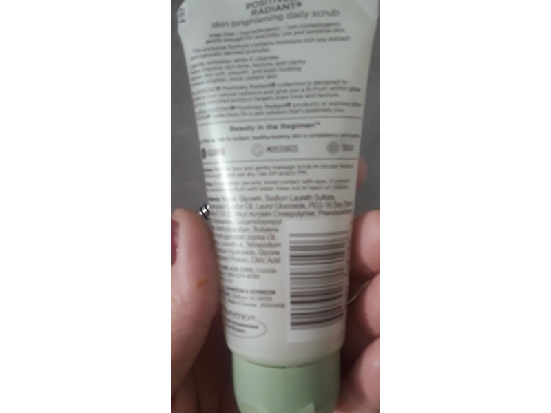 Aveeno Positively Radiant Skin Brightening Daily Scrub, 2 oz/56.7 g