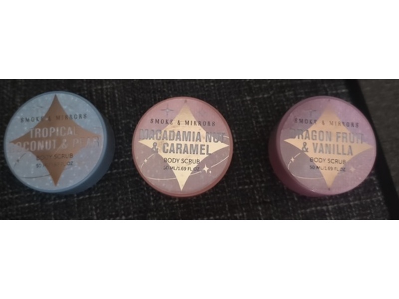 Smoke & Mirrors Body Scrub Set, 1.69 fl oz/50 mL, 3 Count