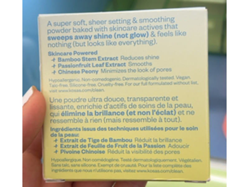Kosas Cloud Set Baked Setting & Smoothing Powder, Comfy, 0.33 oz/9.5 g