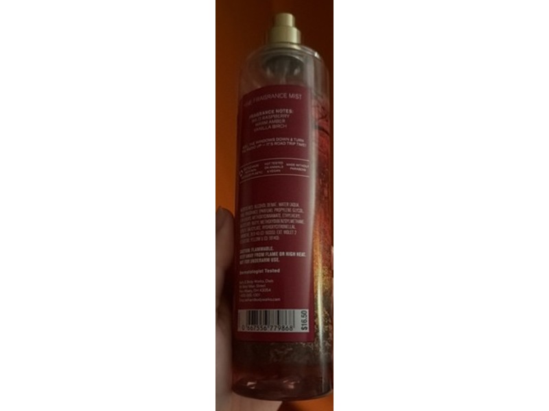 Bath & Body Works Fine Fragrance Mist, Autumn Drive, 8 fl oz/236 mL