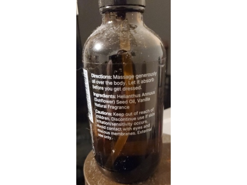 Plant Therapy Vanilla Body Oil, 4 fl oz/118 mL