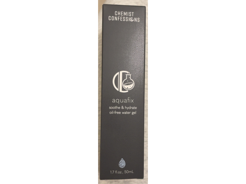 Chemist Confessions Aquafix Sooth & Hydrating Oil Free Water Gel, 1.7 fl oz/50 mL