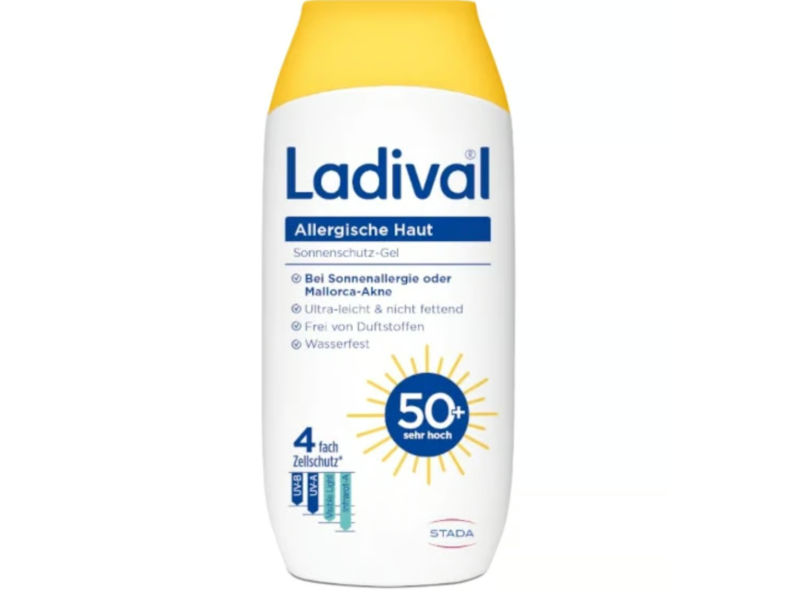 Ladival Allergic Skin Sunscreen Gel, SPF 50+, 200 mL