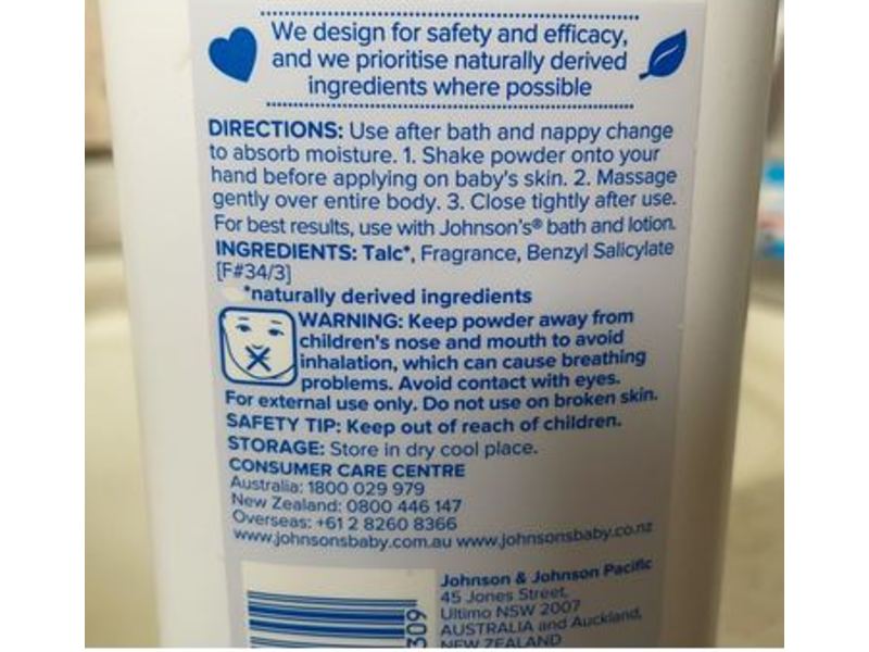 Johnson's Baby Powder, 400 g