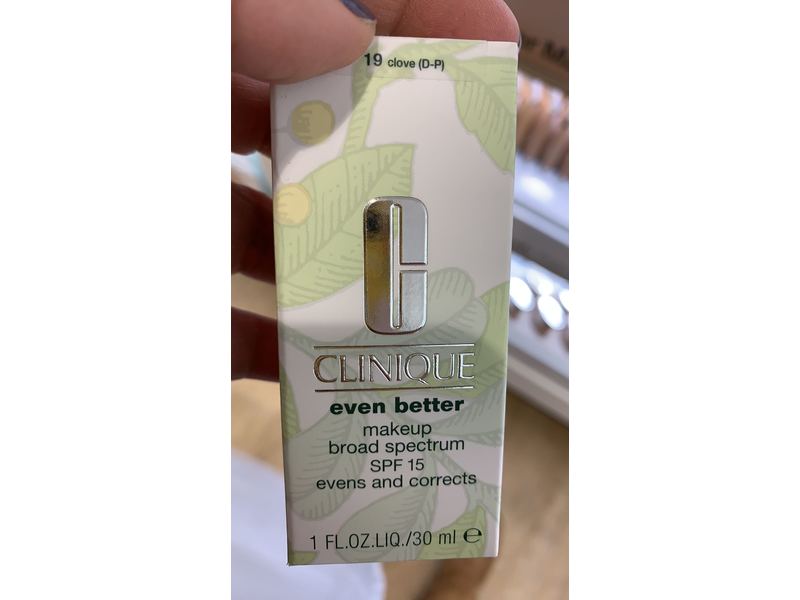 Clinique Even Better Makeup, SPF 15, 19 Clove, 1 fl oz/30 mL