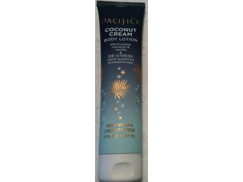 Pacifica Coconut Cream Body Lotion, Electrolytes Coconut & Vanilla, 5 fl oz/147 mL