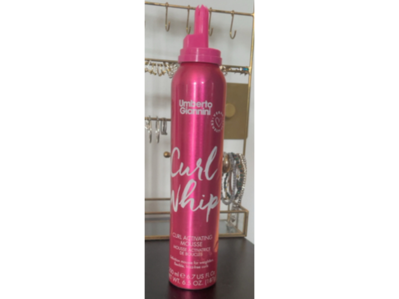 Umberto Giannini Curl Whip Activating Mousse, 6.7 fl oz/200 mL