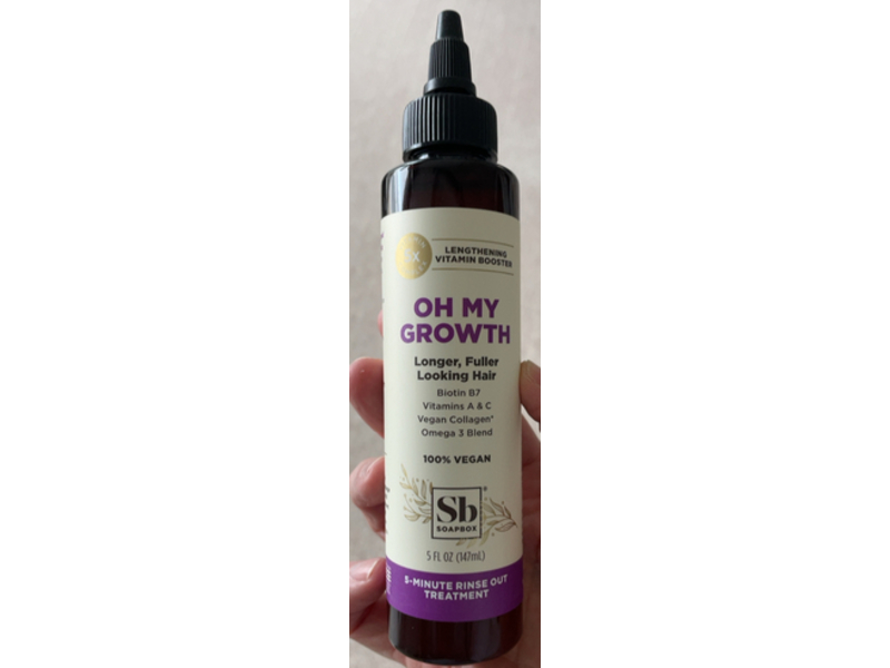 Soapbox Lengthening Vitamin Hair Booster, 5 fl oz/147 mL