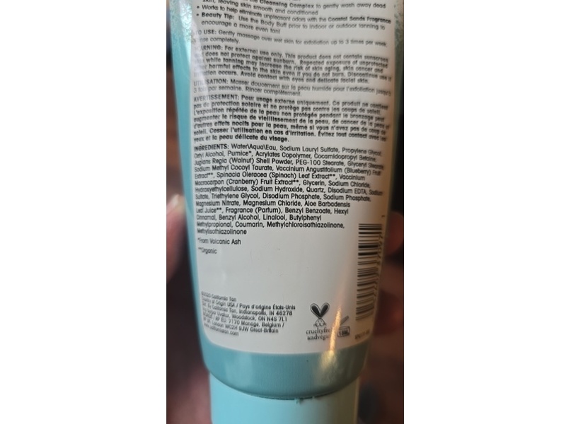California Tan Body Buff Scrub, 6 fl oz/177 mL