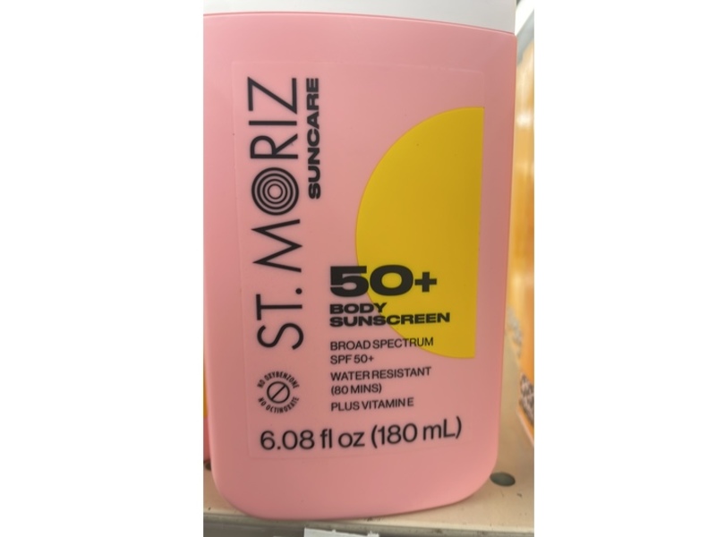 St. Moriz Suncare Body Sunscreen, SPF 50+, 6.8 fl oz/180 mL