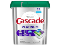 Cascade Platinum Dishwasher Detergent, Fresh Scent, 59 Pac, 31.8 fl oz/903 g - thumbnail 1