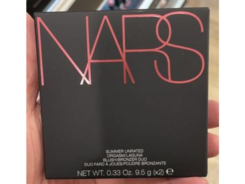 Nars Summer Unrated Blush Bronzer Duo, Orgasm/Laguna, 0.33 oz/9.5 g
