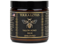 Terra Lotus Tallow Honey Balm, Unscented, 4 oz/118 mL - thumbnail 1