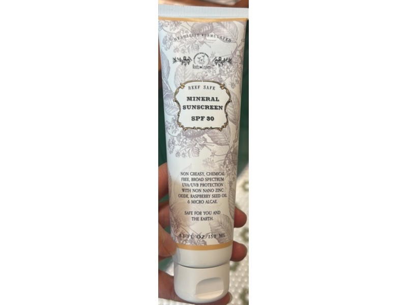 Roots & Leaves Mineral Sunscreen, SPF 30, 5.1 fl oz/150 mL