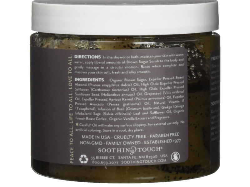 Soothing Touch Sugar Scrub, Vanilla Orange, 16 oz/454 g