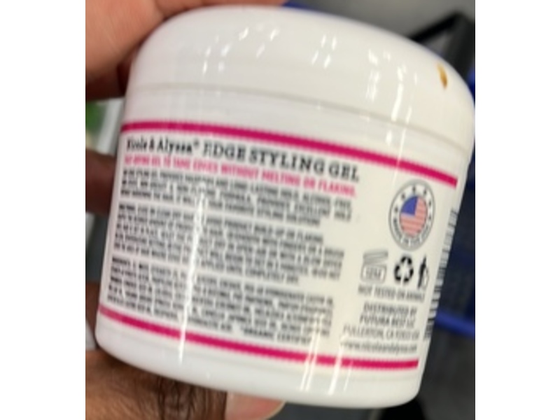 Nicole & Alyssa Edge Styling Gel, Extreme Hold, 4 fl oz/113 g