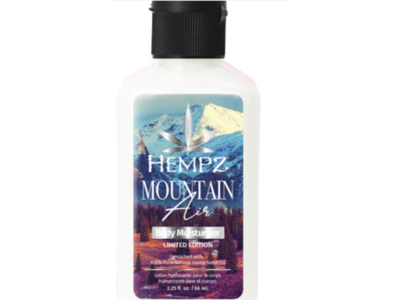 Hempz Mountain Air Body Moisturizer, Hemp Seed Oil, 2.25 fl oz/66 mL