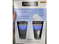 Neutrogena Sport Face Oil-Free Sunscreen, SPF 70+, 2.5 fl oz/73 mL, Pack Of 2 - thumbnail 2