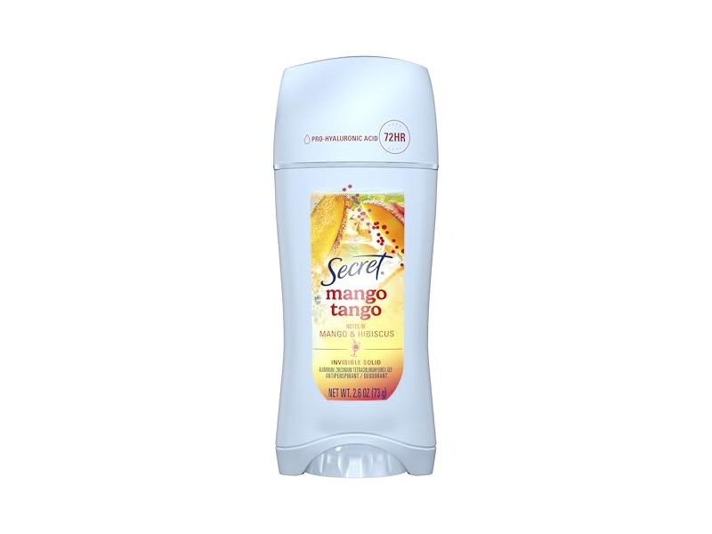 Secret Antiperspirant/Deodorant, Mango Tango, Mango & Hibiscus, 2.6 oz/73 g