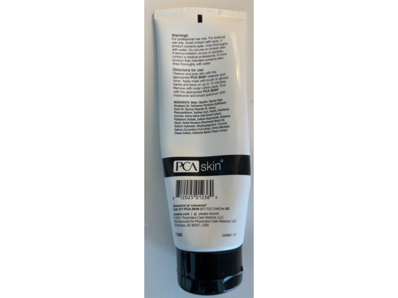 PCA Skin Hydrate Therapeudic Mask, Oat Milk, 4.1 oz/116 g